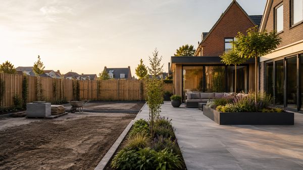 Tuinrenovatie door Tegelkunst